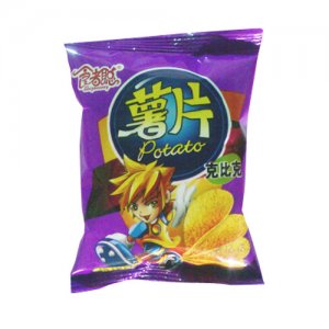 食聪者克比克薯片紫