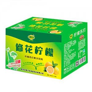 修花柠檬苏打果汁饮料箱-15×400ml