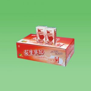 张弓花生牛奶箱
