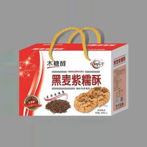 京福黑麦紫糯酥1X10盒手提装