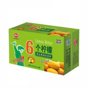 6个柠檬维生素强化饮料350mlx24瓶