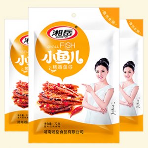 鱼乐e族鱼仔烧烤味72g