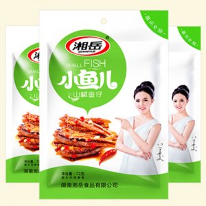 鱼乐e族鱼仔山椒味72g