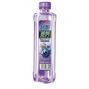 智跑蓝莓苏打果汁饮料400ml
