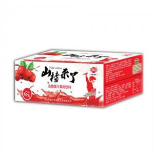 修花山楂果汁果肉饮料350ml 15瓶