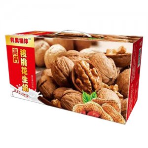 乳果相伴高钙核桃花生奶箱装