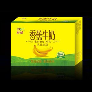张弓香蕉牛奶侧开口
