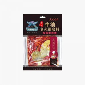 大禹传奇手工牛油老火锅底料200gX60包件