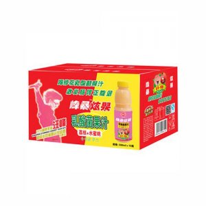荔枝水蜜桃乳酸菌果汁500ml×15瓶（汪峰）