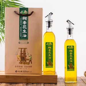 山歌500MLx1糊香花生油礼盒