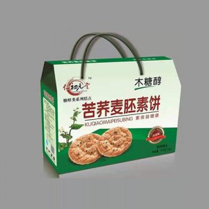 京福苦荞麦胚素饼1X8盒手提装
