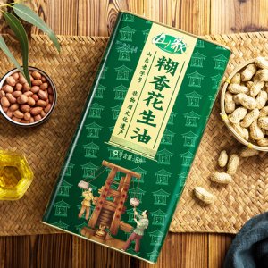 山歌糊香花生油5L图