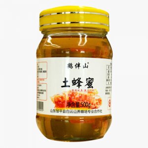 鹤伴山土蜂蜜500g1X12瓶箱