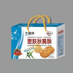 京福麦麸秋葵酥1X10盒手提装