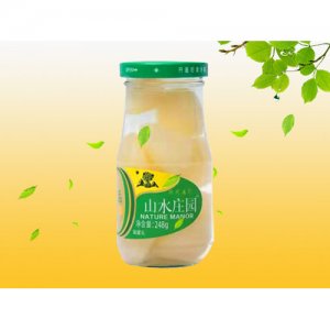 山水庄园梨球罐头248克24瓶箱