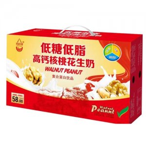 西部印象低糖低脂高钙核桃花生奶