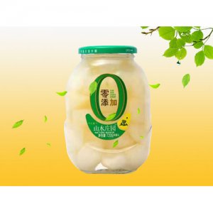 山水庄园梨球罐头720克12瓶箱