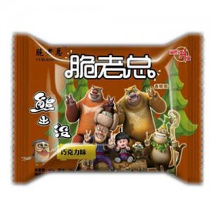 脆老总熊出没香脆面巧克力味