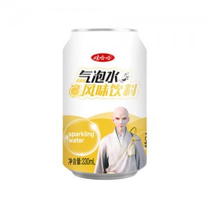 娃哈哈气泡水风味饮料柑橘味330mlX24罐