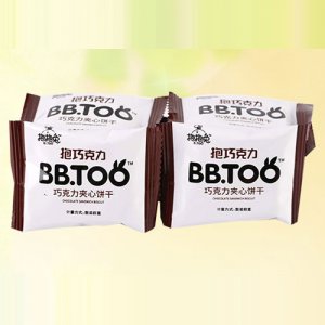 抱抱兔散称抱巧克力夹心饼干1X5Kg件