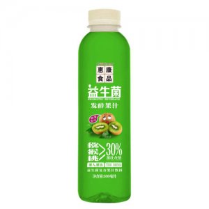 惠康食品猕猴桃汁益生菌复合果汁饮料500ml