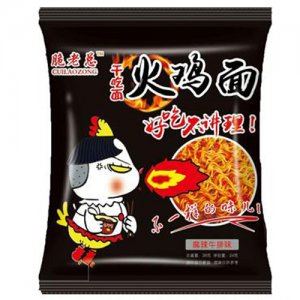脆老总火鸡面麻辣牛排味