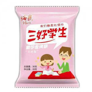 海喜三好学生奥尔良烤翅干吃面