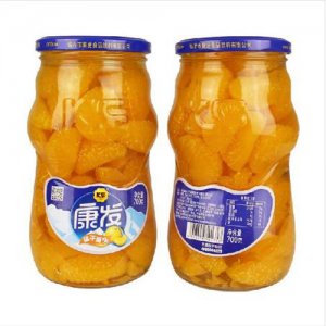 康发桔子罐头700克