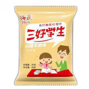 海喜三好学生川辣牛肉味干吃面