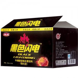 绿山园黑色闪电维生素饮料600mlx15瓶