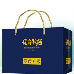 国福优育牧场黑牛奶袋