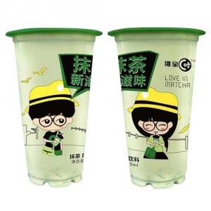 维宝C咔抹茶新滋味饮料杯装420ml