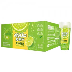 爱慕巴青柠果茶茶风味果汁饮料380mlx15瓶