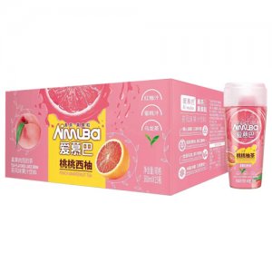 爱慕巴桃桃西柚茶风味果汁饮料380mlx15瓶