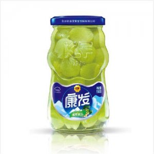KF瓶葡萄罐头550克