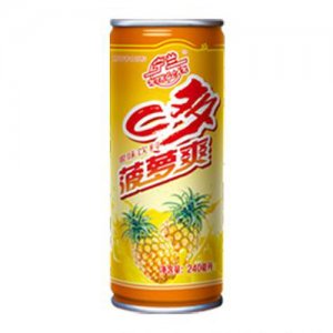 宁兰C多 菠萝爽 悬浮果味饮料240ml