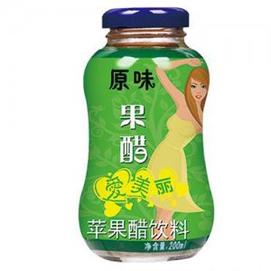 绿山园苹果醋饮料原味200ml