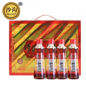 沙沟香油礼盒168ml x4