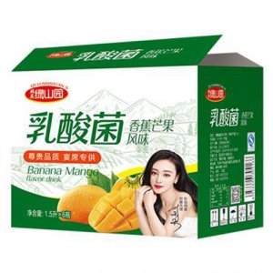 绿山园乳酸菌香蕉芒果1.5Lx6瓶