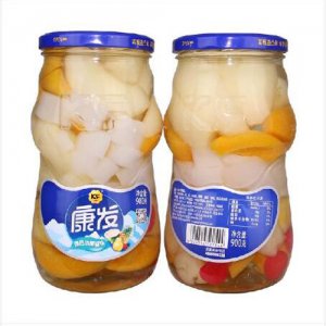 康发什锦罐头900克