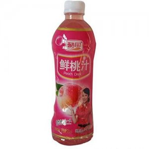 酷田鲜桃汁500ml