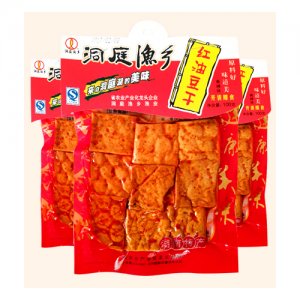 洞庭渔乡红油豆干100g