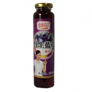 酷田野生蓝莓268ml