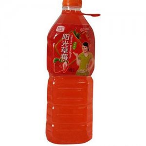 酷田阳光草莓果味饮料2l