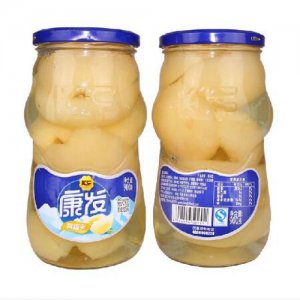 康发雪梨罐头900克