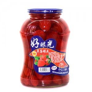 好眼光草莓罐头769克