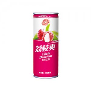 宁兰荔枝爽 悬浮果味饮料240ml