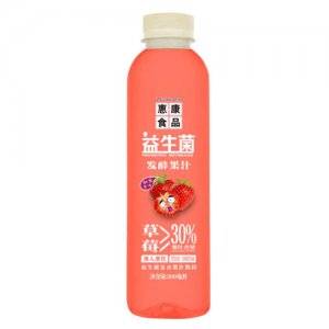 惠康食品草莓汁益生菌复合果汁饮料500ml