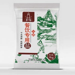 老盐巴餐饮专用盐加碘1kg