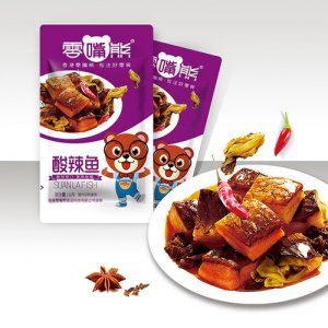 零嘴熊腊鱼块16g